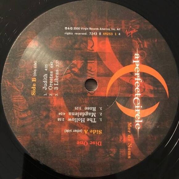 **HOST PICK!!** A Perfect Circle Mer De Noms - 180gram US 2-LP vinyl set - Picture 8 of 12